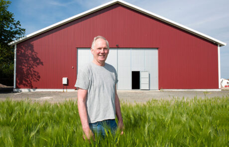 Temahallen - Kundexempel Maskinhall, stålstomme